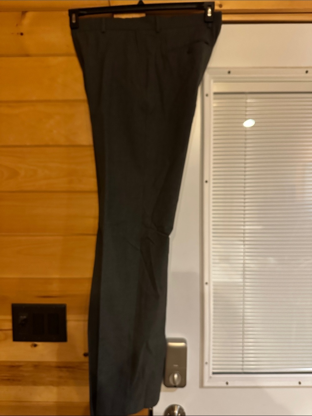 jf j.ferrar Men's Dark Charcoal Dress Pants